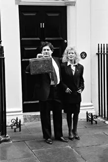Images Dated 15th March 1988: The Chancellor of the Exchequer, Nigel Lawson, and his wife Therese