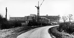 Crane Prints: The changing face of the countryside near Gibbet Hill as new buildings for the University