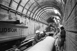 01103 Prints: Channel Tunnel project cancelled 20th January 1975 On the day the button was to be