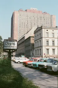 00115 Prints: Charity Hospital in East Berlin; which is suffering from a shortage of qualified medical