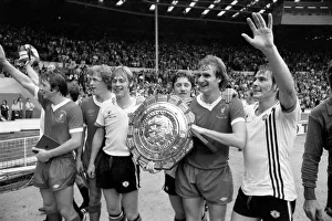 Charity Shield: Manchester United v. Liverpool F. C. August 1977 77-04358-055