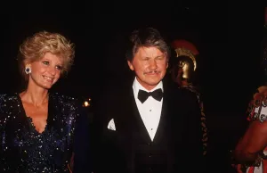 Charles Bronson Actor with his wife Jill Ireland at Actors Fund Benefit September