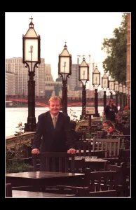 CHARLES KENNEDY pictured on the terrace at the Palace of Westminster June 1999