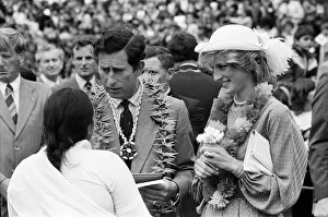 01257 Prints: Charles, Prince of Wales and Diana, Princess of Wales visit Auckland, New Zealand