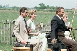 Charles, Prince of Wales and Diana, Princess of Wales visit Hungary. May 1990