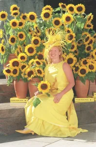 Charlie Dimmock September 1999 gardening television presenter launched the new look