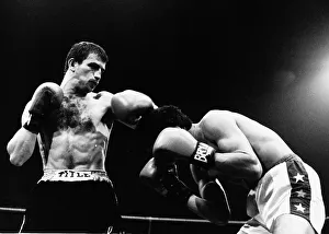 00200 Prints: Charlie Magri World Flyweight title boxing match Wembley