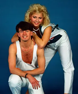 Footballer Prints: Charlie Nicholas & girlfriend Suzanne Dando July 1986