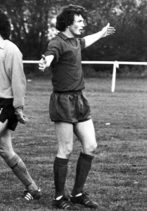 Local Prints: Charlie Sorbie, Coventry Sporting Club Football Player, in action, 8th November 1975
