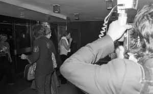 Charlie Watts of the Rolling Stones arriving at the Odeon New Street