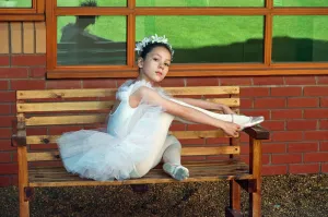 00445 Prints: Charlotte Chan, a ballet dancer has been chosen to dance with the Royal Ballet