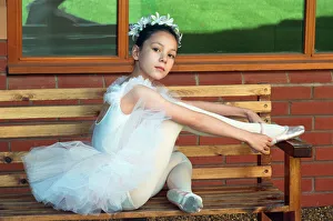 00445 Prints: Charlotte Chan, a ballet dancer has been chosen to dance with the Royal Ballet