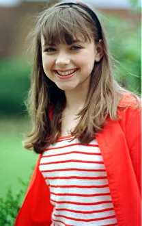 Opera Prints: Charlotte Church aged 13 at Hatfield House where she will be performing in a summer