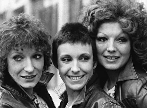 Charlotte Cornwell left Julie Covington centre and Rula Lenska right actresses in