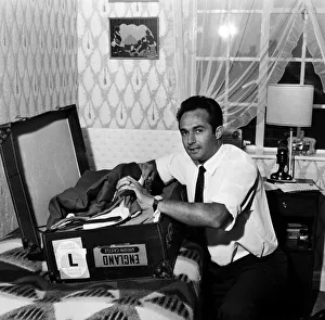 Charlton Athletic footballer Stuart Leary pictured on his arrival home at Bexley Heath