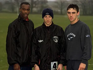 Shellsuit Prints: Charlton Athletic footballers left to right: Richard Rufus