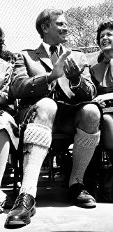 Kilts Prints: Charlton Heston Actor Is Honorary High Chief in New York May 1983