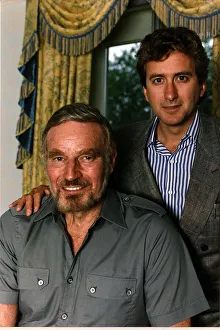 Charlton Heston Actor with son Fraser Heston A©Mirrorpix