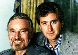 Charlton Heston American Actor with his son Fraser A©Mirrorpix