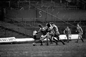 Chelsea 2 v. Leicester 2. Division One Football February 1986 LF18-04-032