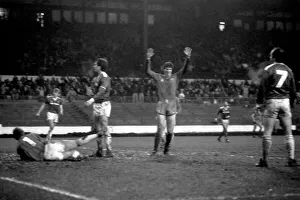 Chelsea 2 v. Leicester 2. Division One Football February 1986 LF18-04-070