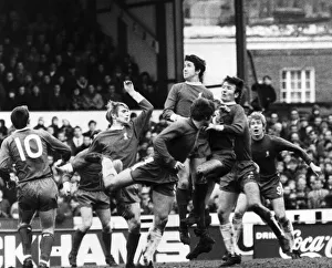 Chelsea v. Liverpool, league match at Stamford Bridge January 1969