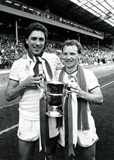 Chelsea v Manchester City Football March 1986 Full Members Cup Final at wembley