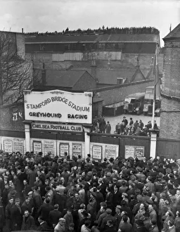 Chelsea v Moscow Dynamo The scene outside Chelseas Stamford Bridge football ground