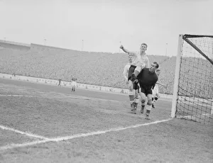 Goal Keeper Prints: Chelsea v Sheffield Wednesday Division One 1954 / 55 Season