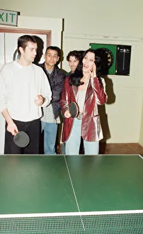 Cher, American singer and actress, at the Look Ahead hostel project in Dock Street