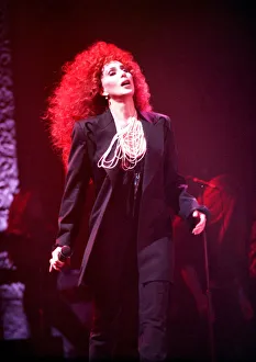 Cher performing at Wembley Arena, London for the Love Hurts Tour - 6th May 1992