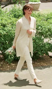 South Africa Prints: Cherie Blair in Cape Town South Africa January 1999 where she visited a hospice for