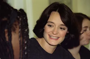 00184 Prints: Cherie Blair wife of the Labour Leader Tony Blair visits the Depaul centre for