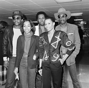 Chic, Music Group, Pictured at London Heathrow Airport, 30th September 1979