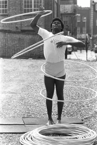 Chico Johnson 24 year old from California August 1983 - world record holder for twirling