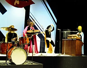 Topofthepops70s Prints: Chicory Tip - Pop Group seen here during rehearsals for the BBC television
