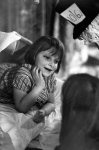 Children of booth hall hospital meet character from Alice in Wonderland: Janet Harrop, 5