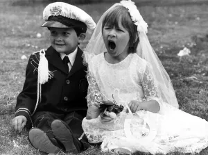 Boys And Girls Prints: Children - Boy and Girl The Royal Wedding - young Graham Carter as prince Charles