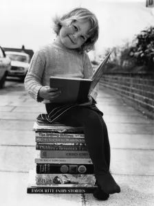 00078 Prints: Children: Clever: Baby Bookworm: Cheryl Parkinson at 2