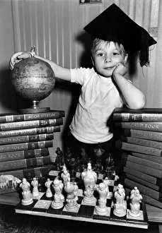 00079 Prints: Children: Clever: Master Marvel: A mini mastermind is to star in a television documentary