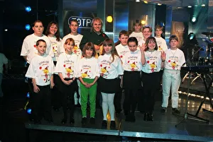 The Children of Dunblane pictured here performing their Charity record for Christmas with