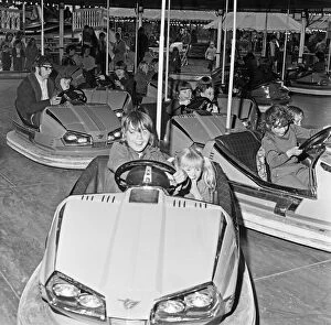 01515 Collection: Children enjoying a ride on the bumper cars at Silcocks Fair at Skelmersdale 17th May