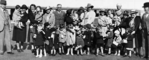 Children evacuated from Liverpool to the Isle of Man in. 28th June 1941