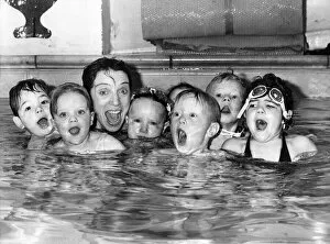 Images Dated 3rd April 1986: Children Miscellaneous: An Amazing band of water babies have splashed out to save lives