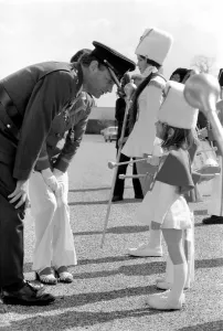 Children: Passing Out Parade: 4 year old Joanne Cardy from Brightlingsea, Essex