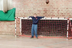 Children playing football in an annual 5-a-side football tournament held at Bishopsgarth