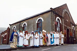 Nativity Prints: Children taking part in a nativity to raise funs for an East Cleveland Methodist Chapel