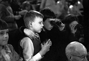 Children watching the pantomime Treasure Island at the Theatre Royal