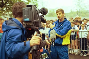 Cameraman Prints: The Childrens Cancer Run at Gosforth Park 25 April 1999 - Steve Cram at the start of