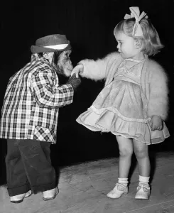 Tartan Prints: Chimps act staged by Gene Detroy at Londons Prince of Wales Theatre